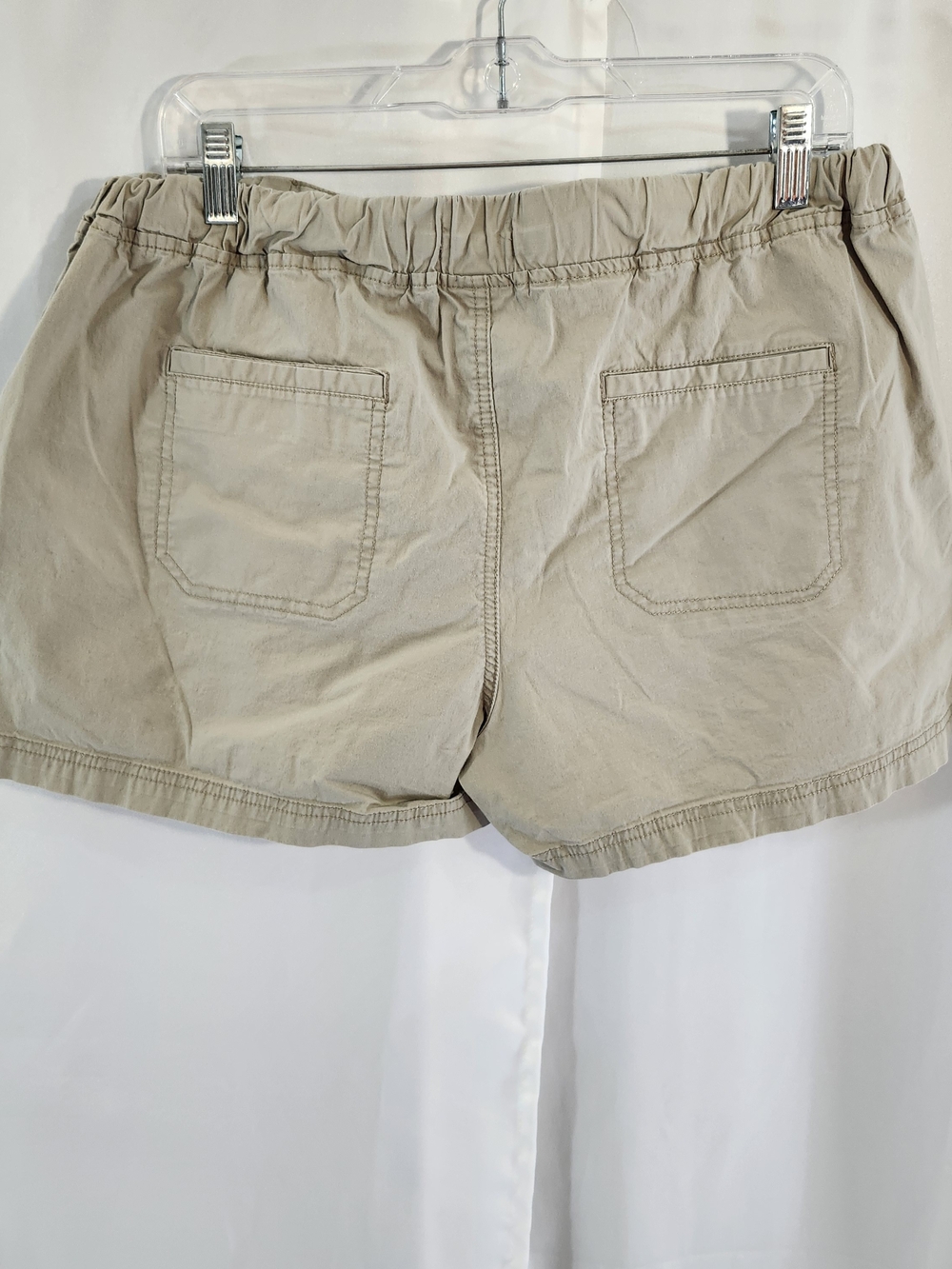 Merona Beige Drawstring Utility Shorts - Picture 2 of 8